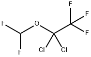 1,1-DICHLORO-2,2,2-TRIFLUOROETHYL DIFLUOROMETHYL ETHER, 32778-07-7, 结构式