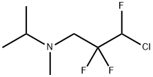 3-Chloro-2,2,3-trifluoro-N-methyl-N-(1-methylethyl)-1-propanamine Struktur