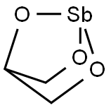 2,6,7-trioxa-1-stibabicyclo[2.2.1]heptane Struktur