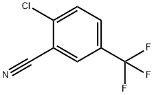 2-クロロ-5-(トリフルオロメチル)ベンゾニトリル 化学構造式
