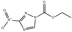 1H-1,2,4-Triazole-1-carboxylicacid,3-nitro-,ethylester(9CI) 化学構造式