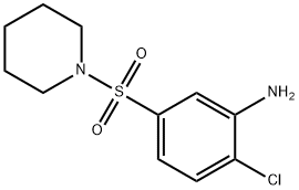 2-氯-5-(哌啶-1-磺酰基)苯胺, 328028-22-4, 结构式