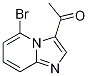 Ethanone, 1-(5-broMoiMidazo[1,2-a]pyridin-3-yl)- 化学構造式