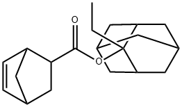 5-Norbornene-2-carboxylic 2-ethyl-2-adamantyl ester Structure