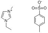 1-ETHYL-3-METHYLIMIDAZOLIUM P-TOLUENESULFONATE Struktur
