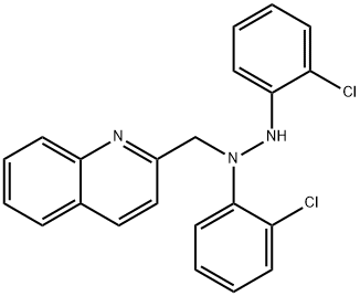 32812-48-9 1,2-bis(2-chlorophenyl)-1-(quinolin-2-ylmethyl)hydrazine