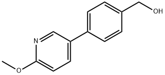 3-(5-Cyanopyridin-3-yl)benzyl alcohol 结构式