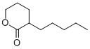 tetrahydro-3-pentyl-2H-pyran-2-one Struktur
