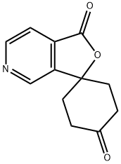 Spiro[cyclohexane-1,3'(1'H)-furo[3,4-c]pyridine]-1',4-dione Struktur