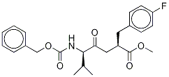 (αR)-α-[(3S)-3-(CarboxybenzylaMino)-4-Methyl-2-oxopentyl]-4-fluoro-benzenepropanoic Acid, 328273-02-5, 结构式