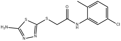 2-[(5-amino-1,3,4-thiadiazol-2-yl)sulfanyl]-N-(5-chloro-2-methylphenyl)acetamide|2-[(5-氨基-1,3,4-噻二唑-2-基)硫代]-N-