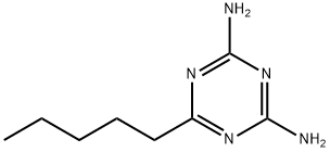 6-pentyl-1,3,5-triazine-2,4-diamine Structure