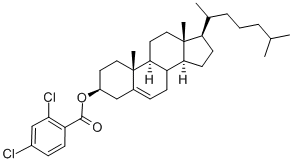 胆甾烯基 2,4-二氯苯甲酸酯, 32832-01-2, 结构式