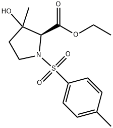 에틸3-히드록시-3-메틸-1-토실피롤리딘-2-카르복실레이트