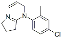 N-(4-chloro-2-methyl-phenyl)-N-prop-2-enyl-4,5-dihydro-3H-pyrrol-2-ami ne,32854-94-7,结构式