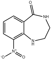 9-NITRO-1,2,3,4-TETRAHYDRO-5H-1,4-BENZODIAZEPIN-5-ONE, 328546-65-2, 结构式