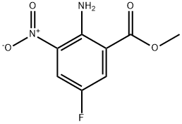 Methyl 2-amino-5-fluoro-3-nitrobenzoate Structure