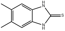 5,6-二甲基-1H-苯并咪唑-2-硫醇,3287-79-4,结构式