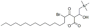 2-bromopalmitoylcarnitine Structure