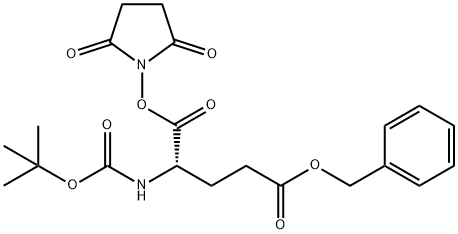 BOC-GLU(OBZL)-OSU 化学構造式