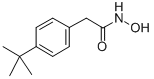 2-(p-tert-ブチルフェニル)アセトヒドロキサム酸 化学構造式