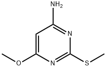 6-AMINO-4-METHOXY-2-METHYLTHIOURACIL Struktur