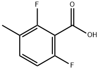 2,6-二氟-3-甲基苯甲酸, 32890-88-3, 结构式