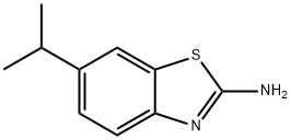 6-异丙基2-氨基苯并噻唑,32895-14-0,结构式