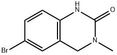 6-溴-3-甲基-1,4-二氢喹唑啉-2-酮, 328956-24-7, 结构式