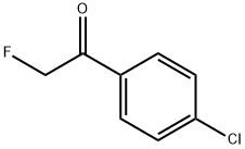 1-(4-クロロフェニル)-2-フルオロエタノン 化学構造式