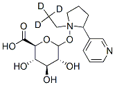 尼古丁-D3 N-Β-葡萄糖醛酸 结构式