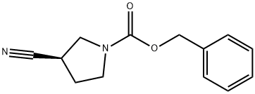 (R)-1-N-Cbz-3-cyanopyrrolidine Struktur