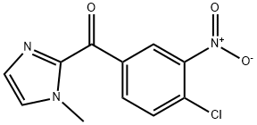 (4-chloro-3-nitrophenyl)(1-methyl-1H-imidazol-2-yl)methanone Structure