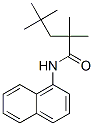 2,2,4,4-テトラメチル-N-(1-ナフチル)バレルアミド 化学構造式