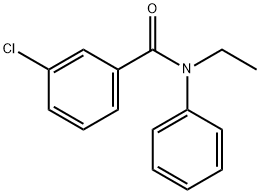 3-氯-N-乙基-N-苯基苯甲酰胺, 329058-16-4, 结构式