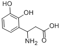 3-AMINO-3-(2,3-DIHYDROXY-PHENYL)-PROPIONIC ACID 化学構造式