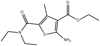 2-AMINO-5-DIETHYLCARBAMOYL-4-METHYL-THIOPHENE-3-CARBOXYLIC ACID ETHYL ESTER|MFCD01114980
