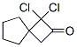 Spiro[3.4]octan-2-one, 1,1-dichloro- (9CI) Structure