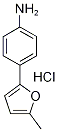 2-(4-Aminophenyl)-5-methylfuran hydrochloride 结构式