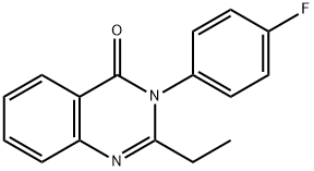 2-ethyl-3-(4-fluorophenyl)quinazolin-4(3H)-one Structure