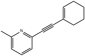 2-(1-Cyclohexen-1-ylethynyl)-6-methylpyridine|2-(1-CYCLOHEXEN-1-YLETHYNYL)-6-METHYLPYRIDINE