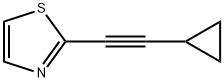 Thiazole, 2-(cyclopropylethynyl)- (9CI) Structure