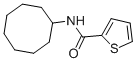 2-Thiophenecarboxamide,N-cyclooctyl Structure