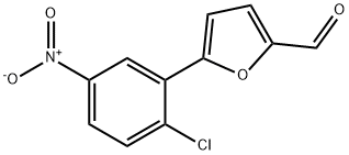 5-(2-CHLORO-5-NITRO-PHENYL)-FURAN-2-CARBALDEHYDE Structure