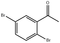 1-(2,5-ジブロモフェニル)エタノン 化学構造式