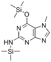 7-Methyl-N-(trimethylsilyl)-6-[(trimethylsilyl)oxy]-7H-purin-2-amine Structure