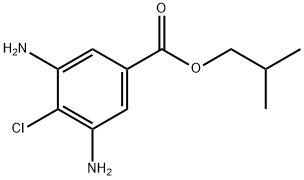 Isobutyl 3,5-diamino-4-chloro benzoate Struktur