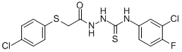 329699-91-4 N-(3-CHLORO-4-FLUOROPHENYL)-2-(2-[(4-CHLOROPHENYL)SULFANYL]ACETYL)-1-HYDRAZINECARBOTHIOAMIDE