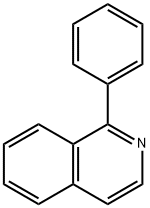 1-苯基异喹啉,3297-72-1,结构式