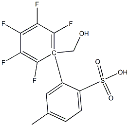 p-トルエンスルホン酸ペンタフルオロベンジル 化学構造式